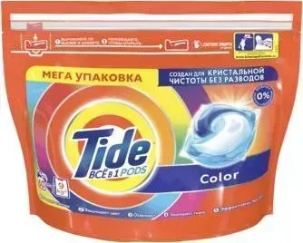 Средство для стирки TIDE Color Всё в 1 60шт (81721407) Капсулы для стирки