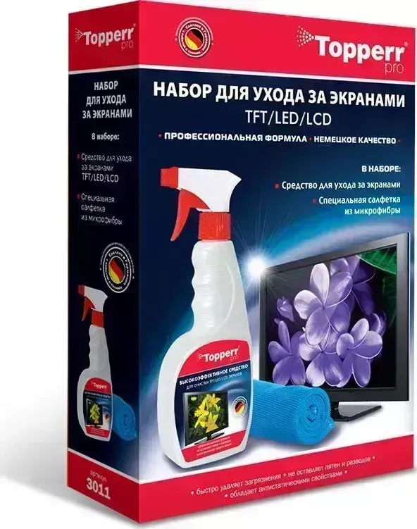 Средство для ухода за техникой TOPPERR 3011 набор ЖК,LCD