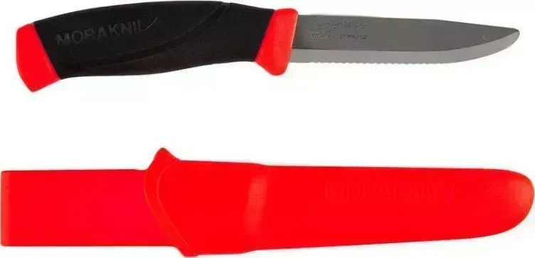 Нож  Morakniv Companion F Rescue черный/красный (11828)