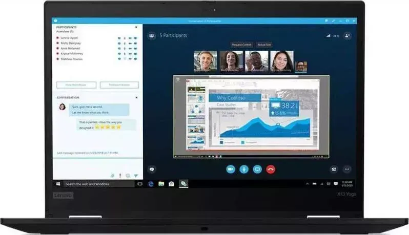Ноутбук LENOVO ThinkPad X13 Yoga G1 T Win 10 Pro черный (20SX0001RT)