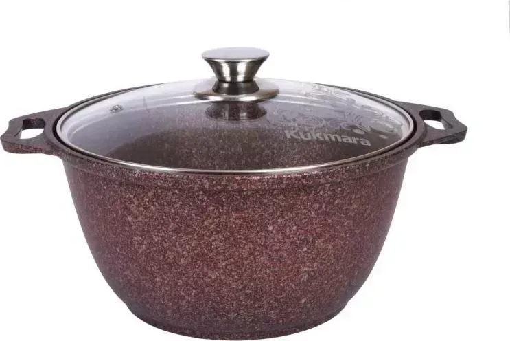 Кастрюля KUKMARA кга42а Granit ultra red 4л