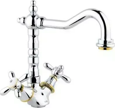 Смеситель для кухни TIMO Ritz 0143FK chrome/gold