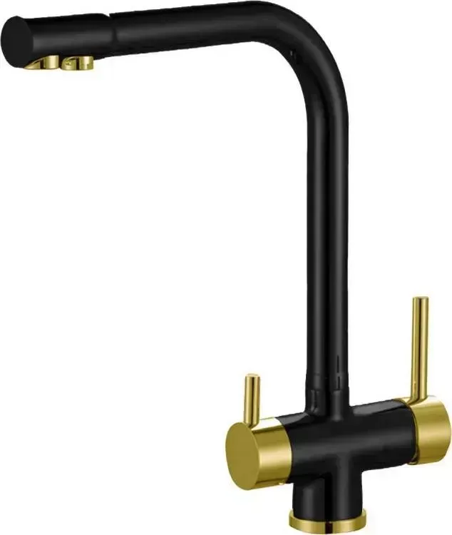 Смеситель для кухни ZorG ZR 348 YF BLACK BRONZE