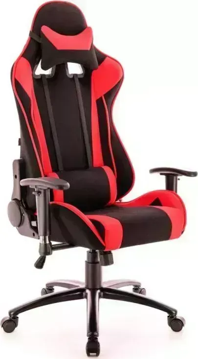 Кресло офисное Everprof Lotus S4 ткань чёрный с красным