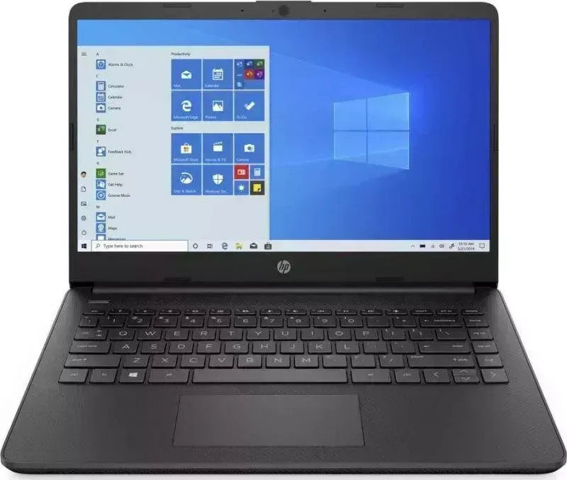 Ноутбук HP 14s-fq0026ur Черный (22M93EA)