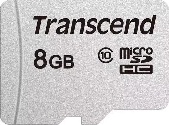 Карта памяти TRANSCEND microSD 8GB Class10 TS8GUSD300S (без адаптера)