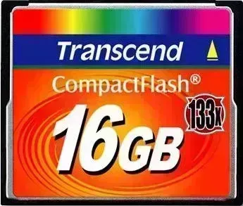 Карта памяти TRANSCEND 16GB CompactFlash 133X TS16GCF133