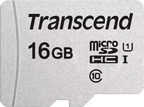 Карта памяти TRANSCEND microSD 16GB TS16GUSD300S (без адаптера)