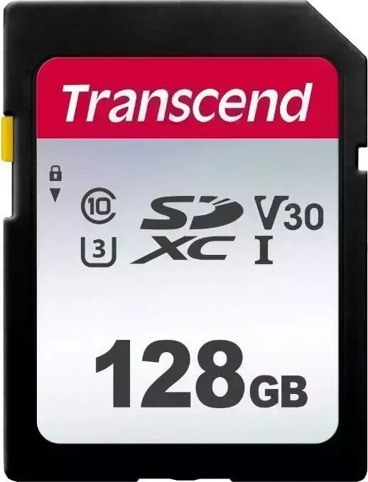 Карта памяти TRANSCEND SD 128GB TS128GSDC300S
