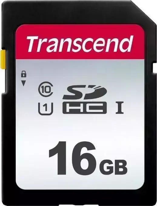 Карта памяти TRANSCEND SD 16GB TS16GSDC300S