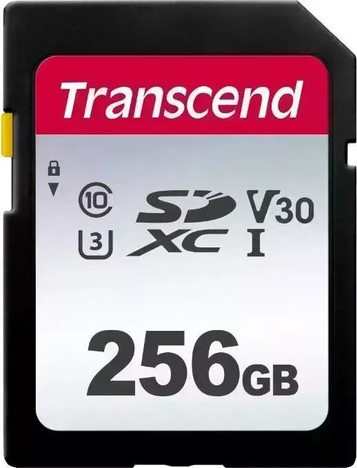 Карта памяти TRANSCEND SD 256GB TS256GSDC300S