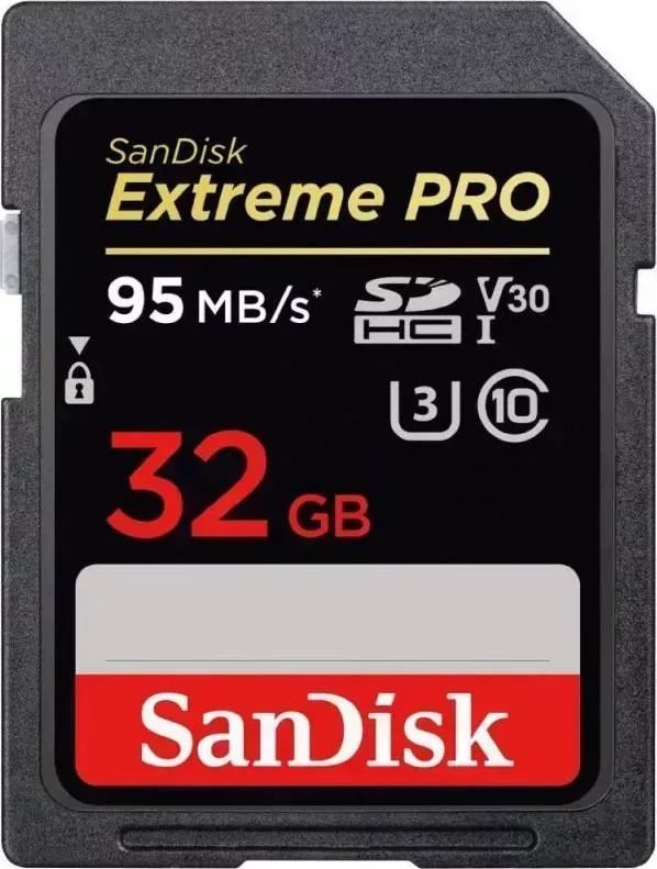 Карта памяти SANDISK SDHC 32GB SDSDXXG-032G-GN4IN Extreme Pro