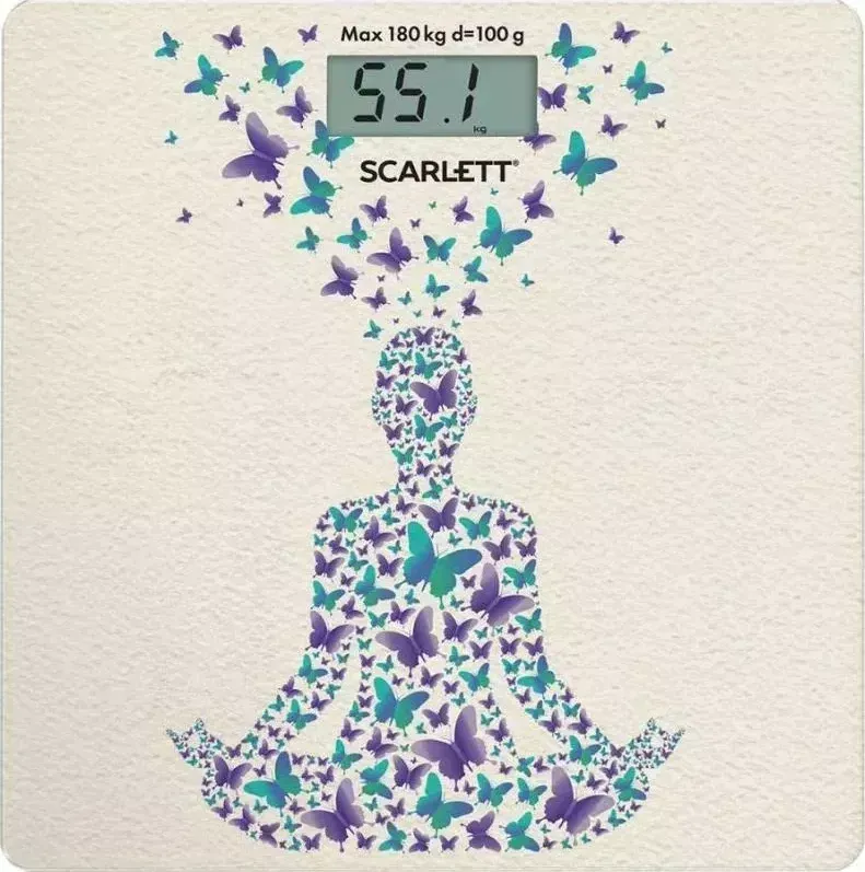 Весы напольные SCARLETT SC-BS33E098 рисунок