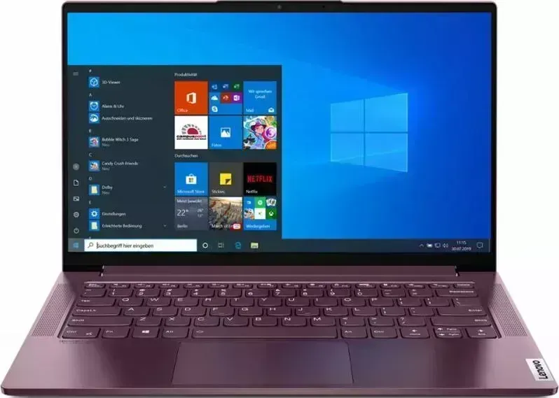 Ноутбук LENOVO YG7 14IIL05 Windows 10 (82A10085RU)