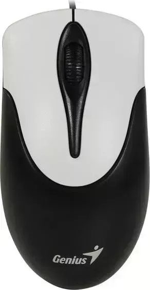 Мышь компьютерная GENIUS NetScroll 100 V2 чёрный/белый