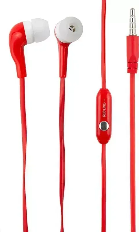 Наушники  Redline Stereo Headset E01 красный