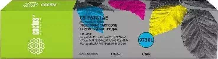 Расходный материал для печати CACTUS 973XL CS-F6T81AE