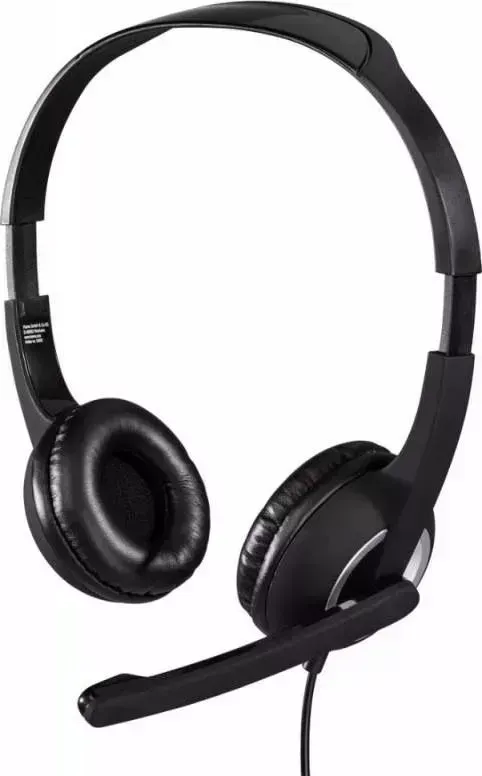 Наушники HAMA Essential HS-P150 черный/серебристый
