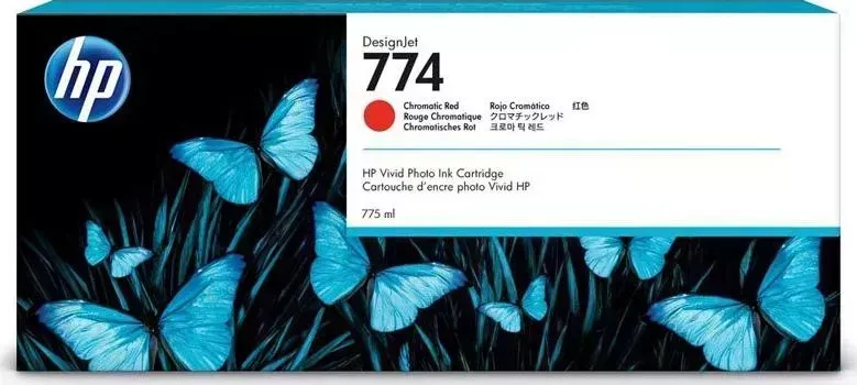 Расходный материал для печати HP P2W02A (774) красный
