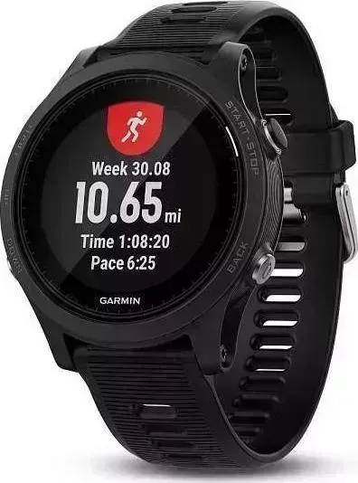 Умные часы GARMIN Forerunner 935, 47мм, 1.2, черный/темно-серый (010-01746-04)