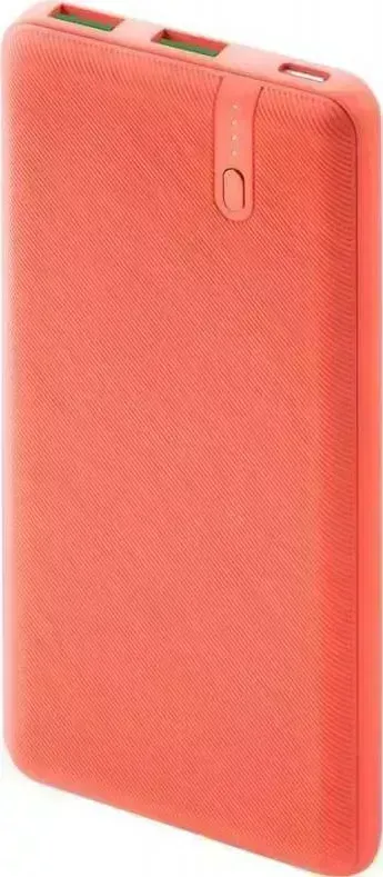 Внешний аккумулятор  Interstep IS PB1018PD коралловый (63055)
