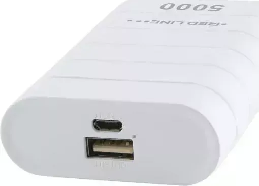 Внешний аккумулятор  Redline S5000 5000mAh белый