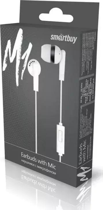 Наушники  Smartbuy M1 SBH-112K белый