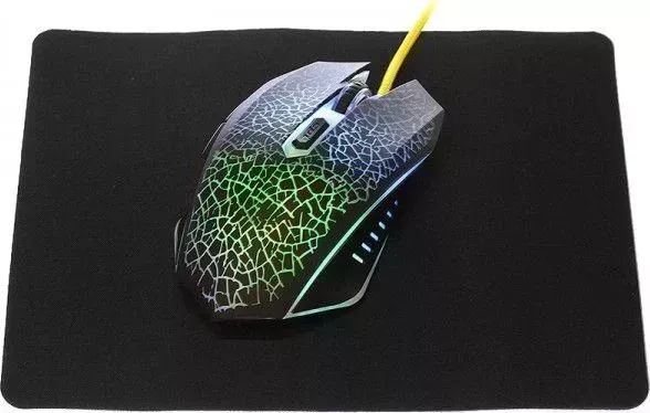 Мышь компьютерная QUMO Solaris M10 + коврик