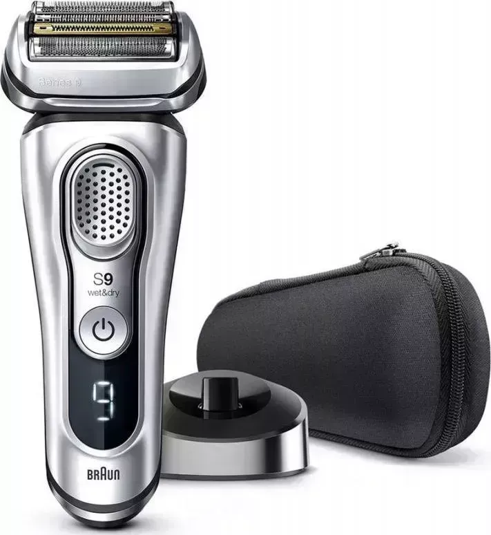 Бритва BRAUN 9330s silver + футляр