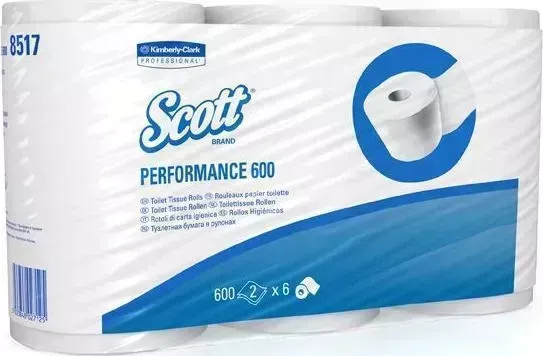 Туалетная бумага Kimberly Scott Performance0 8517 (6 рул x 600 лист)