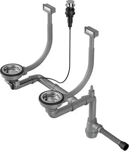 Сифон для кухонной мойки OMOIKIRI WK-2-IN-A 4956484