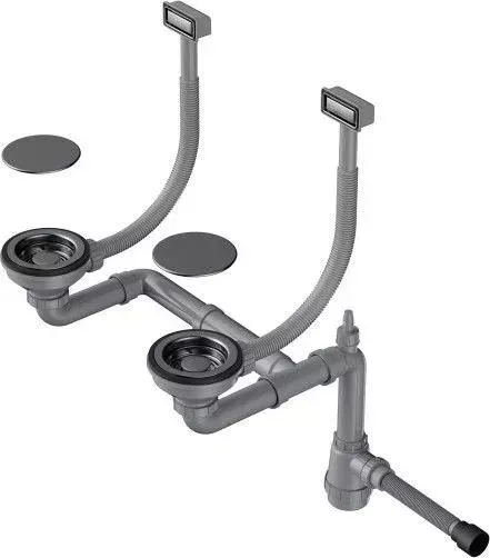 Сифон для кухонной мойки OMOIKIRI WK-2C-GM 4956498