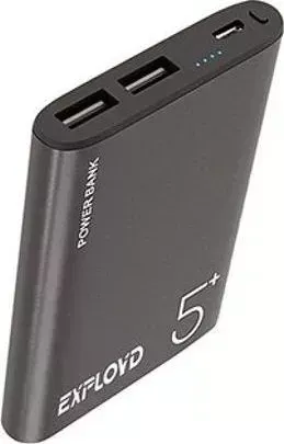 Внешний аккумулятор  EXPLOYD EX-PB-900 5000mAh серый