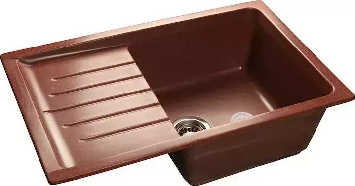 Мойка кухонная GranFest Practic GF-P760L красный марс