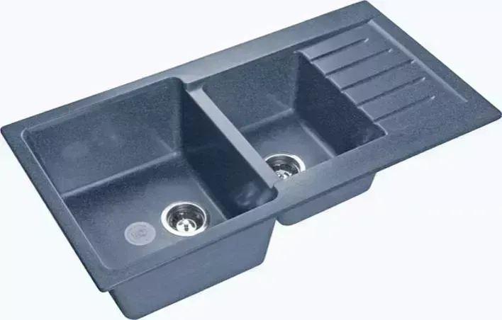 Мойка кухонная GranFest Practic GF-P980KL графит