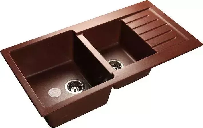 Мойка кухонная GranFest Practic GF-P980KL красный марс