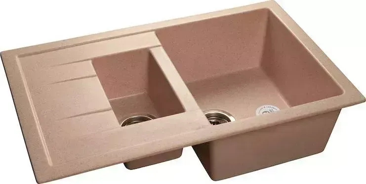 Мойка кухонная GranFest Quadro GF-Q775KL светло-розовый