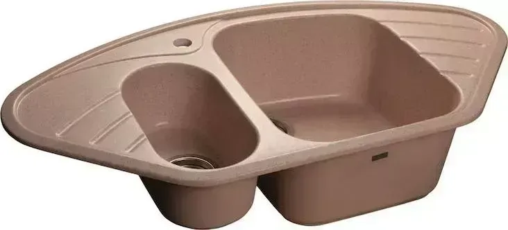 Мойка кухонная GranFest Corner GF-C960E светло-розовый