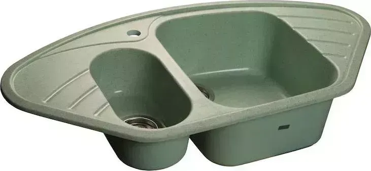 Мойка кухонная GranFest Corner GF-C960E салатовый