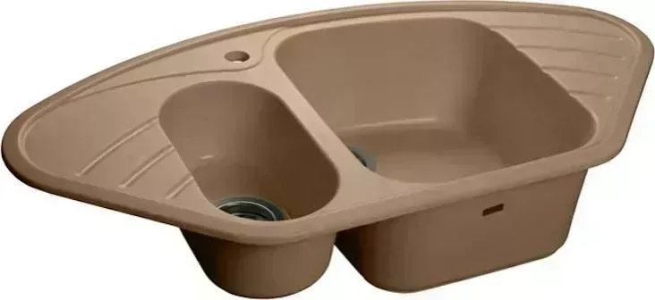 Мойка кухонная GranFest Corner GF-C960E топаз