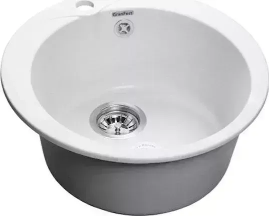 Мойка кухонная GranFest Rondo GF-R480 иней