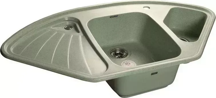 Мойка кухонная GranFest Corner GF-C1040E салатовый