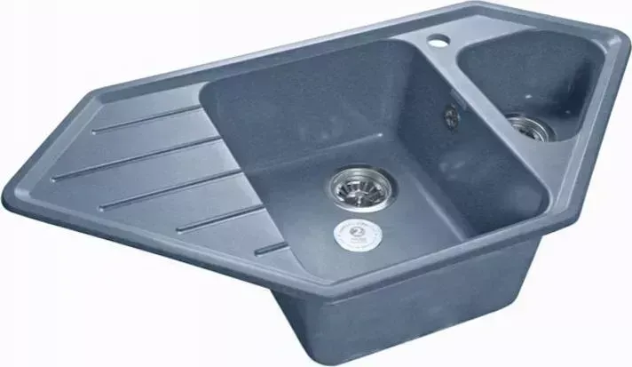 Мойка кухонная GranFest Corner GF-C950E графит