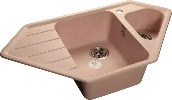 Мойка кухонная GranFest Corner GF-C950E светло-розовый