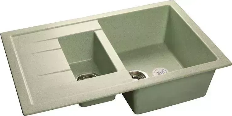 Мойка кухонная GranFest Quadro GF-Q775KL салатовый