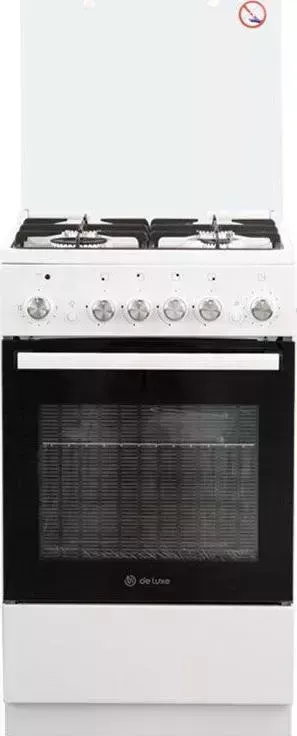 Плита газовая LUXE De 5040.40гэ (кр) ЧР белый