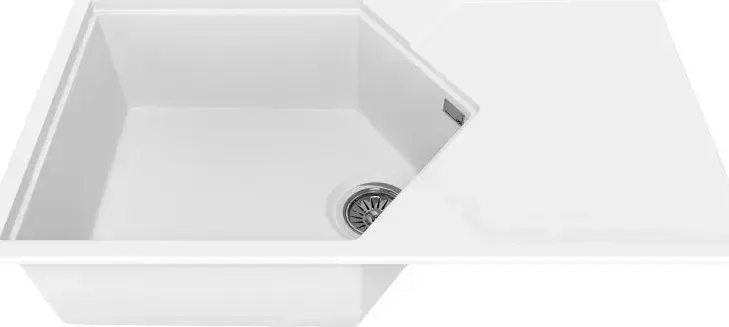 Мойка кухонная  KitKraken Sea White