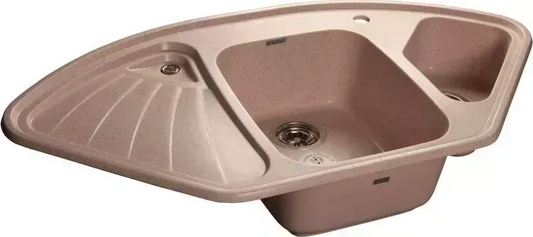 Мойка кухонная GranFest Corner GF-C1040E светло-розовый