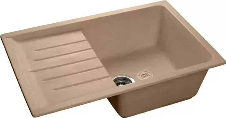 Мойка кухонная GranFest Practic GF-P760L топаз