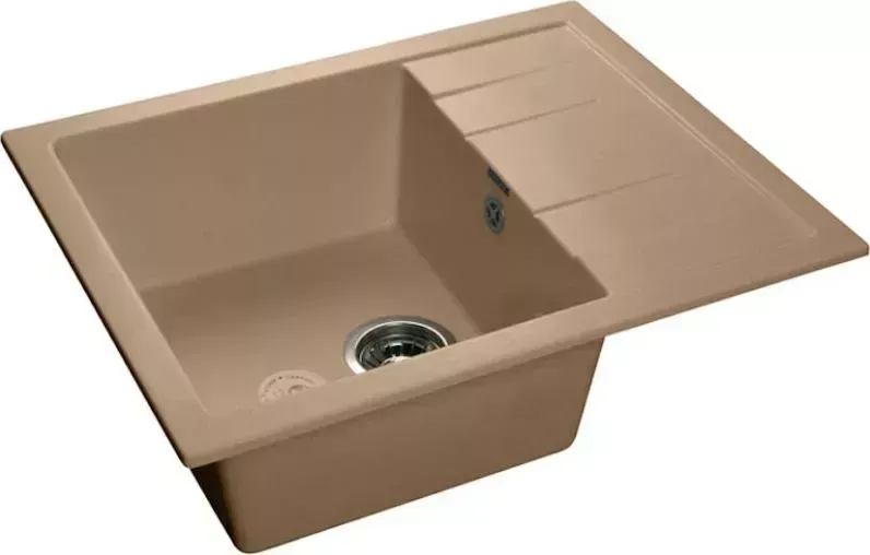 Мойка кухонная GranFest Quadro GF-Q650L топаз
